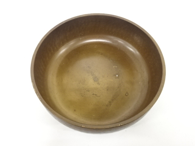  銅器　茶巾たらい